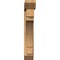 Ekena Millwork Merced Slat Rough Sawn Bracket w/ Offset Brace, Western Red Cedar, 8"W x 42"D x 48"H BKT0806X42X48MRC06RWR - alternate 3